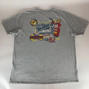Buc-ees Gray Short Sleeve Crewneck Shirt Mens 2XL XXL